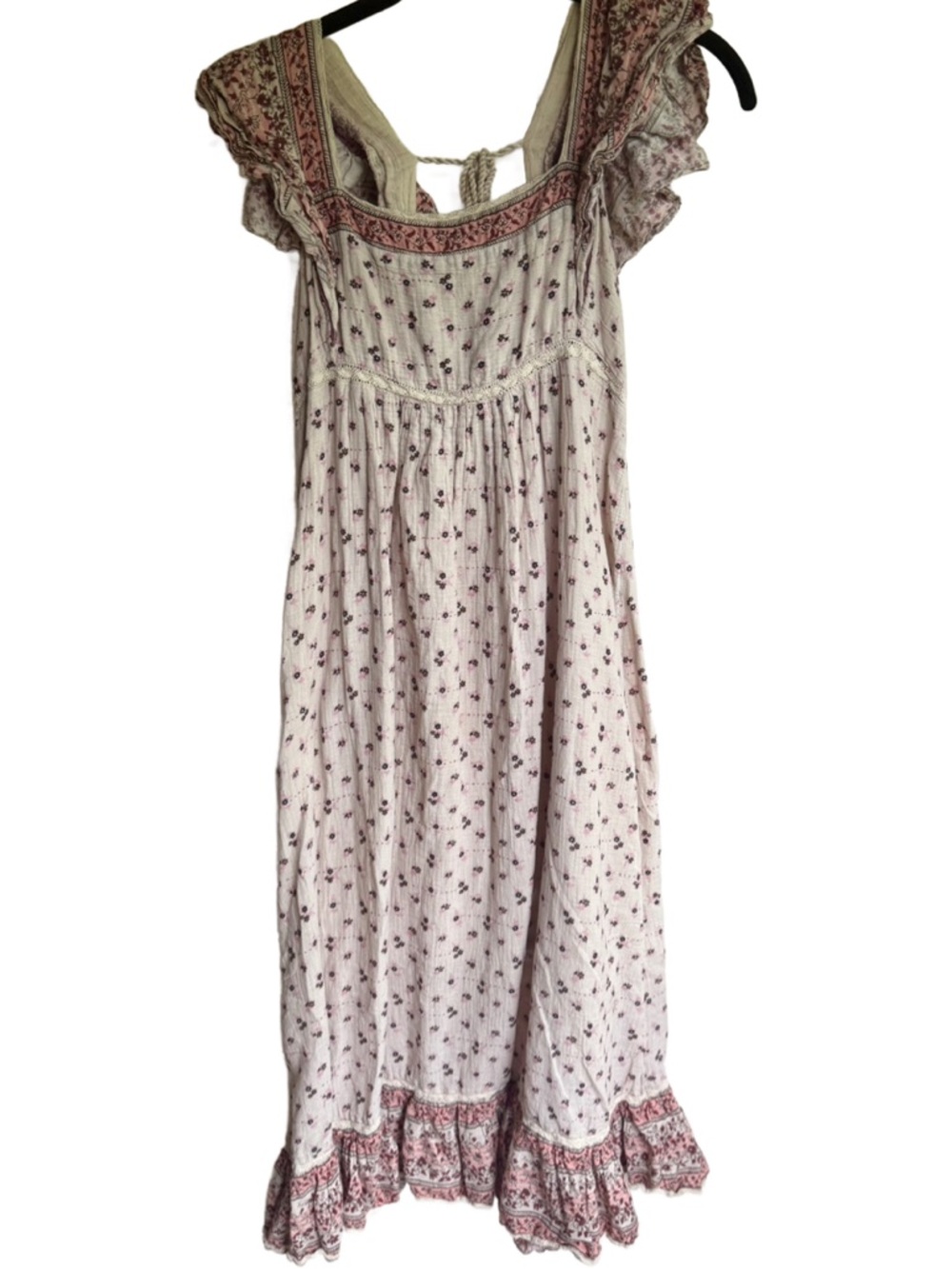M.A.B.E. Mira Midi Dress, Beige Pink